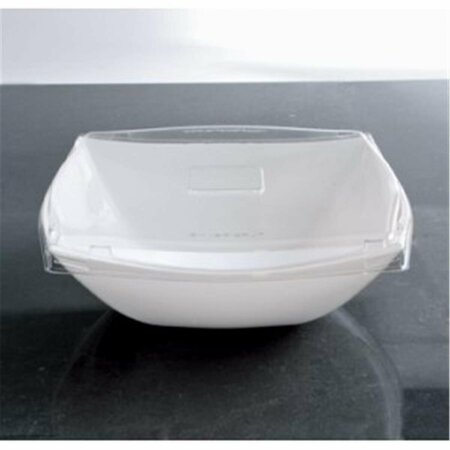 EMI YOSHI 128Oz Square Clear Serving Bowl, 48PK EMI-SB128LP